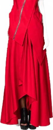 Metamorfosi Maxi Skirt - Plus In Red