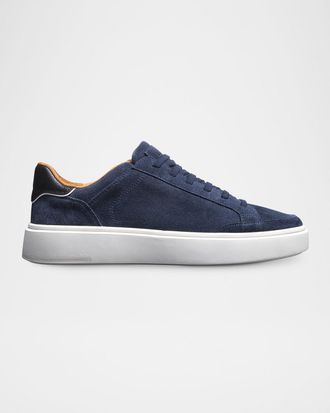 Allen Edmonds Men & apos;s Oliverstretch Suede Low-Top Sneakers
