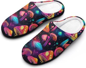 Generic Mushroom Womens Slippers Warm House Slippers Indoor House Shoes with Anti-Skid Rubber Sole