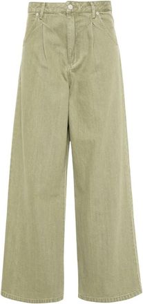 Officine G&eacute;n&eacute;rale Moena Jeans - Dames - Loose Fit Jeans - Groen - W28 - Denim - Jeans