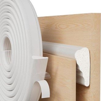 No Brand Burlete Autoadhesivo Para Puertas Y Ventanas, Tira Aislante Ac&uacute;stica Y Protectora Contra El Fr&iacute;o, Ideal Para Una Vida Energ&eacute;ticamente Eficiente