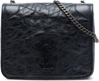 Saint Laurent Pre-owned Saint Laurent Crinkled Calfskin Niki Wallet on Chain Ladies G3VFHY0TVYCZHGGL