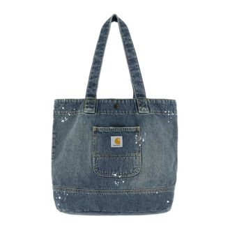 Carhartt Work in Progress Denim Tote Bag Smith - male - Carhartt Wip - Shopping Bags - Blue - ONE SIZE - Bags