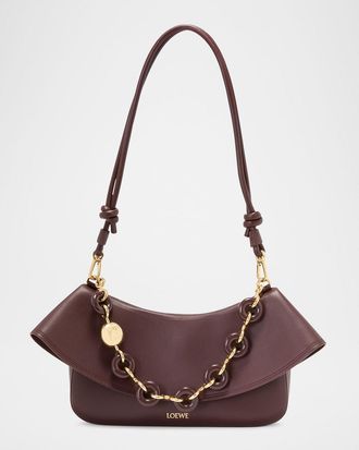 Loewe Ola Medium Shoulder Bag in Calfskin Leather