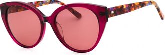 Bebe BB7243 612 Womens Sunglasses Red Size 55