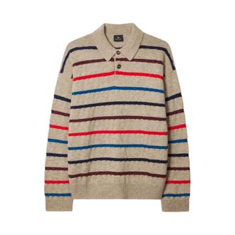 Paul Smith Round-neck Knitwear, male, Multicolor, S, Round-neck Knitwear M2R-511Z-T22522 07