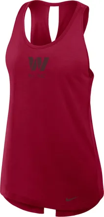 Nike Washington Commanders Established Nike Womens Dri-FIT NFL Tank Top in Red | 01D567P9E-2JF