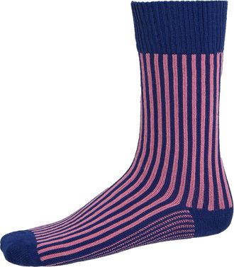 Oliver Brown Vertical Stripe Socks