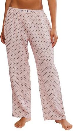 Free People Be Mine Pajama Pants in Pink at Nordstrom Rack, Size X-Large