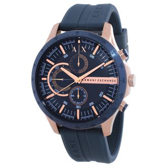 A|X Armani Exchange Hampton Chronograph Quartz Blue Dial Mens Watch AX2440