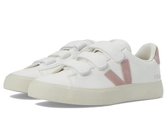 Veja Recife Logo Womens Shoes Extra White/Babe : EU 37.5 (US Womens 6.5) M, Leather