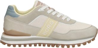 Bj&ouml;rn Borg Moderne Beige/Gele Sneaker - Dames - Sneakers - Veelkleurig - 38 EU - Schoenen