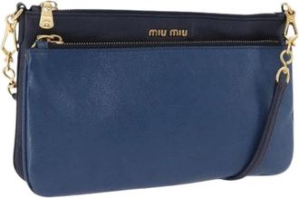 Miu Miu Borsa a spalla Pre-owned - - Pre-owned - Donna - Blu - ONE SIZE