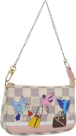 Louis Vuitton Pre-owned Accessory Pouch - Dames - Vintage Mini Tas - Veelkleurig - ONE Size - Leer - Vintage