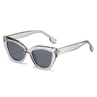 Generic Small Frame Sunglasses Men Women Outdoor Vacation Sports Sun Glasses(Grey)