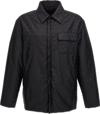 Valentino Garavani Black Toile Iconographe Jacket