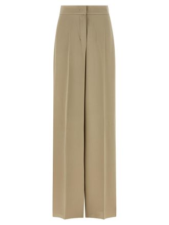 Max Mara Beige Silk Dress Womens Pants