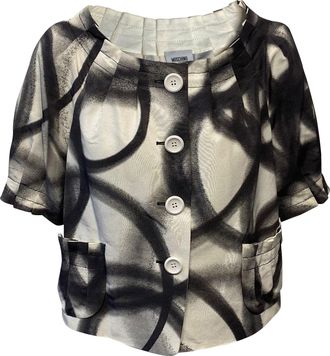 Moschino Voordelige en stijlvolle Moschino blouse met knoopsluiting in veelkleurig katoen