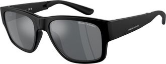 A|X Armani Exchange AX4141SU 80786G Mens Sunglasses Black Size 56