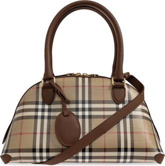 Burberry Kleine Primrose Tas - Dames - Handtassen - Bruin - ONE Size - Katoen - Tassen