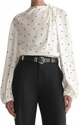 A.L.C. Blaire Top In Cream/black