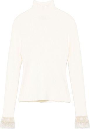 Chiara Ferragni Top con dettaglio lurex - Bianco