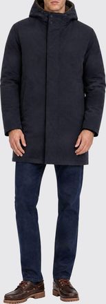 Herno Knee-Length Polyester Parka with Adjustable Hood and Fleece Lining