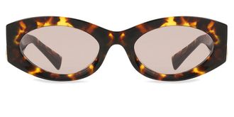 Miu Miu MU11WS 14L20I Womens Sunglasses Tortoiseshell Size 54