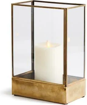 Napa Home & Garden Cottage Hurricane in Gold at Nordstrom, Size Small