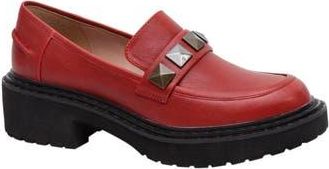 Linea Paolo Essex Platform Loafer in Dark Red at Nordstrom Rack, Size 5.5