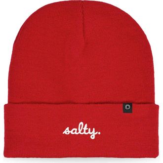 Dalix Salty Beanie Cap in Red at Nordstrom