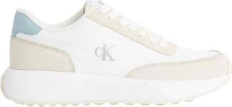 Calvin Klein Jeans Athleisure Runner - Dames - Sneakers - Beige - 36 EU - Leer - Schoenen