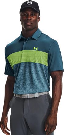 Under Armour Mens Playoff 2.0 Golf Polo, Azul Green 414, Medium