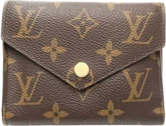 Louis Vuitton Pre-owned Wallets, female, Brown, Size: ONE SIZE Pre-owned Canvas wallets