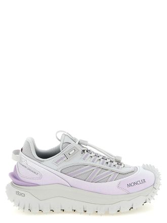 Moncler Purple Polyester Athletic Womens Sneakers