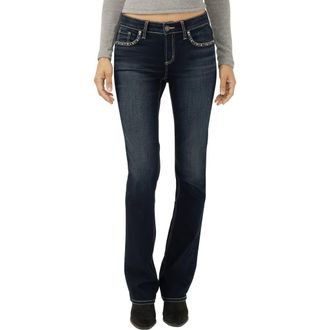 Silver Jeans Co Elyse Slim Bootcut Jeans in Aurora at Nordstrom, Size 27 X 33