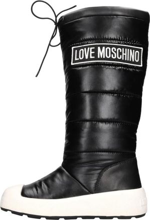 Love Moschino Laarzen Zwart - Dames - Winterlaarzen - Zwart - 40 EU - Leer - Schoenen