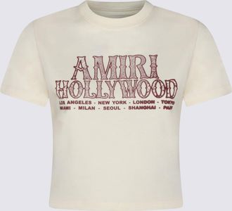 Amiri T-Shirts And Polos Light And Natural-Donna