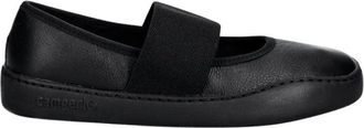 Camper Schoenen, Dames, Zwart, 41 EU, Leer, Peu Touring Ballerina