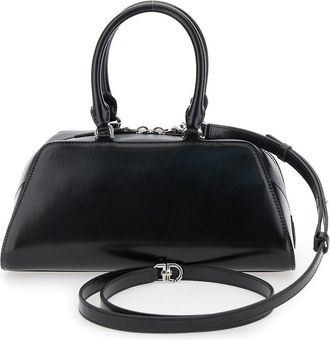 Givenchy Womens Handbag Antigona East West Black Leather Calf Handbags Hand Bags