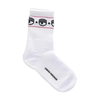 Chiara Ferragni Calcetines - Underwear - Mujer - Blanco - ONE SIZE