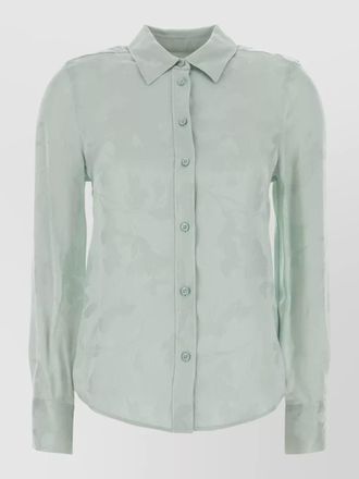 Calvin Klein long sleeve satin menswear inspired shirt