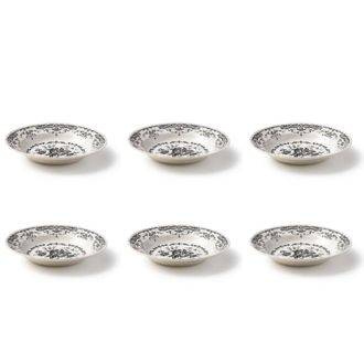 BITOSSI HOME Set of 6 Pcs. - Deep Plate Cm.23.3 Rose Black