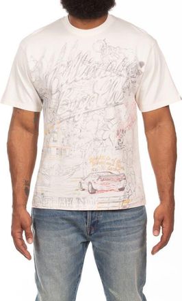 Billionaire Boys Club Sketch Graphic T-Shirt in Gardenia at Nordstrom, Size Xx-Large