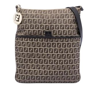 Fendi Pre-owned Crossbody Bag - Dames - Pre-owned - Beige - Maat: ONE Size Leer
