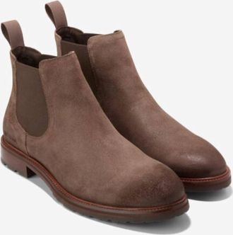 Cole Haan Mens Berkshire Suede Chelsea Boot In Lava Wash
