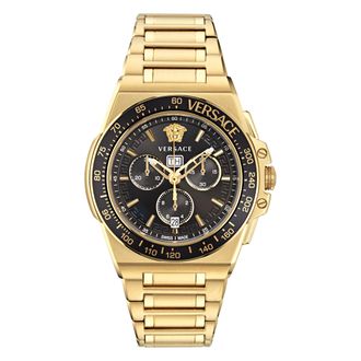 Versace Greca Extreme Chrono Heren Gouden Horloge VE7H00623