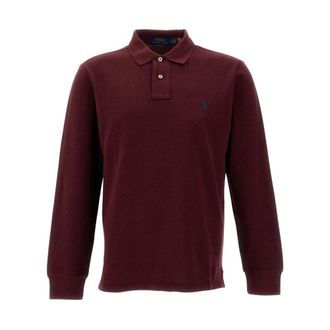 Polo Ralph Lauren Polo Slim Fit Personalizzata - - Tops - Uomo - Rosso - L