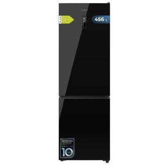 Cecotec Cecotec Frigor&iacute;fico Combi 456l Total No Frost Bolero Coolmarket Combi 456 Black Glass C. Altura 201cm Y 59,5cm Ancho