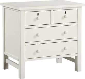Comfort Pointe Greenwich 4-drawer Storage Nightstand - Antique White